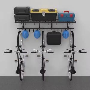 간단한 스탠딩 타입 벽걸이 차고 선반 도구 보관 플로팅 선반 차고 벽 정리 보관 랙 - Product Image 3