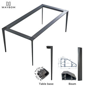 <span class=keywords><strong>Venta</strong></span> de Fábrica, Muebles <span class=keywords><strong>en</strong></span> Grandes <span class=keywords><strong>Lotes</strong></span>, Juego de Mesa de Comedor Redonda con Patas Negras y Tapa de Mármol para 6 Personas, con 9 Piezas - Product Image 1