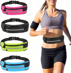 Cinturón Deportivo para Correr para Hombre y Mujer, Riñonera con Bolsillos Elásticos, para Senderismo, Viajes, Deportes al Aire Libre, Bolsa de Hombro Independiente Reutilizable - Product Image 2