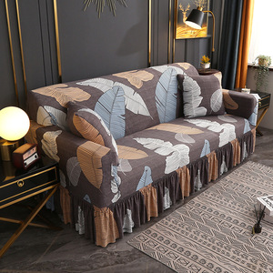 Juego de fundas de sofá impresas personalizadas elásticas originales de fábrica 321 para sofá seccional textil lavable para el hogar - Product Image 1