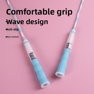 เชือกกระโดดเด็กแบบลูกปัดนุ่ม ทำจากไม้ไผ่ สำหรับการสอบเข้าโรงเรียนมัธยมต้น อุปกรณ์กีฬาโรงเรียนประถม/อนุบาล - Product Image 3