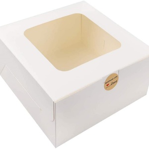 Popular Hot Selle Cake <b>Box</b>/Cupcake Packing <b>Box</b> with Window - Product Image 1