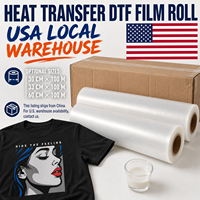 Film de transfert DTF à prix d'usine, rouleau de 60 cm x 100 m, film DTF brillant super doux pour imprimante numérique textile