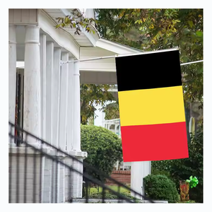 OEM Vente en gros <span class=keywords><strong>Belgique</strong></span> Polyester Impression numérique Taille personnalisée Drapeaux nationaux de tous les pays faisant fournisseur Drapeau publicitaire pour le football - Product Image 3