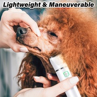 Tondeuse à poils pour animaux de compagnie rechargeable 3 en 1 à faible bruit, coupe-ongles, kit de toilettage portable pour chat et chien, CE OEM