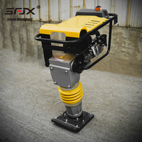 Compacteur manuel pour travaux routiers PowerWacker Jumping Jack RM80, moteur à essence de haute qualité 5,5-7HP, piqueuse à chocs pour le compactage du sol