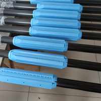 Remo de sculling de alto rendimiento de fibra de carbono, pala de carbono blanca, eje de carbono de 38 mm, remo de dos partes