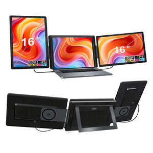 Monitor de 16 pulgadas para portátil, horizontal y vertical, plug and play, con puertos Type-C y HD, extensor de monitores para portátil. - Product Image 1