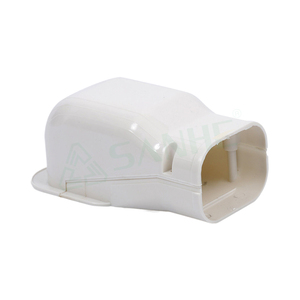 Accesorios de tubería de <span class=keywords><strong>aire</strong></span> <span class=keywords><strong>acondicionado</strong></span> de curva vertical de PVC de 90 grados para sistema HVAC - Product Image 2