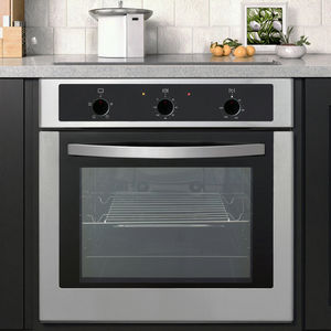 Four à pizza électrique en acier inoxydable 60L Comptoir sur pied à convection unique pour hôtels ménagers Verre intégré - Product Image 4