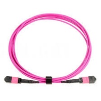Kabel Fiber Optik MPO OM4 OM3 Multimode MPO Female Ke Female Trunk Cable 12 Fiber FTTH