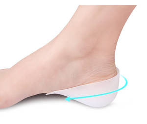 2cm di altezza invisibile plantare in Silicone con solette in Gel <span class=keywords><strong>per</strong></span> <span class=keywords><strong>scarpe</strong></span> che stimolano il <span class=keywords><strong>dolore</strong></span> metà tacco soletta imbottitura 1 paio - Product Image 4