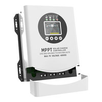 Controlador de Carga Solar MPPT Y&H QM-120 120A, Automático 24V-96V, Máx. PV 480VDC, >98% de Eficiencia, IP21 Impermeable, para Baterías de Plomo-Ácido y Litio