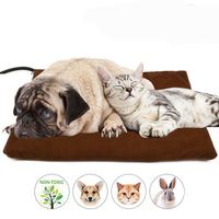 Tapis chauffant pour animaux de compagnie en PVC imperméable, petit format, pour chats et chiens, maisonnette chauffante pour animaux, tapis et coussins chauffants pour animaux – Vente chaude
