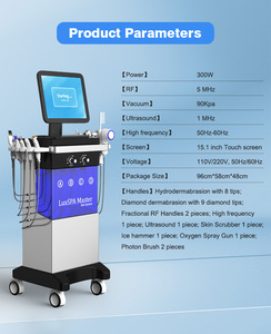 เครื่องสำอางสำหรับใช้กับเครื่องผลัดเซลล์ผิวหน้า 14 in 1 Peel Dermabrasion Facial Beauty Machine Hydro Hydrodermabrasion สำหรับทำความสะอาดผิวหน้า - Product Image 6