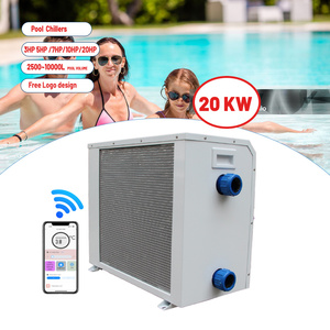 Nhà Máy Bán buôn 20kW 25kw 30Kw 32kw 35kw 60kw lạnh hồ bơi Máy làm lạnh Hồ bơi bơm nhiệt thông minh - Product Image 1
