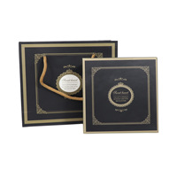 Boîte cadeau de chocolat à 25 couronnes biodégradable faite à la main, emballage de truffes en papier de fécule de maïs pour la Saint-Valentin