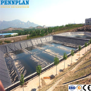 <span class=keywords><strong>Bâche</strong></span> en géomembrane HDPE 60 mil de haute qualité, surface lisse 3 mm, pour bassin, ferme piscicole, barrage, durable, anti-UV, en polyéthylène - Product Image 1
