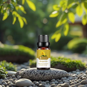 Aceite Esencial de Bergamota Orgánico de Grado Terapéutico 100% Puro con Aroma Fresco a Granel para Todo Tipo de Piel - Product Image 1