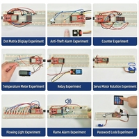 Kits de Desarrollo ESP32 Edición Intermedia, Kit de Internet de las Cosas, Kit Educativo de Programación DIY para Adolescentes