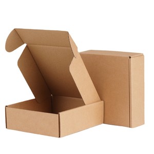Boîte d'expédition pliable personnalisée avec logo imprimé, en carton ondulé super résistant, pour l'envoi postal et l'emballage en gros - Product Image 3