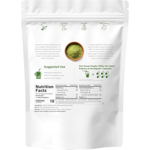 <span class=keywords><strong>Poudre</strong></span> <span class=keywords><strong>de</strong></span> <span class=keywords><strong>Moringa</strong></span> en gros <span class=keywords><strong>de</strong></span> fabricant transfrontalier, 2 lb, <span class=keywords><strong>bienfaits</strong></span> pour la croissance des <span class=keywords><strong>cheveux</strong></span>, durée <span class=keywords><strong>de</strong></span> conservation <span class=keywords><strong>de</strong></span> 30 jours - Product Image 2