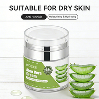 Crème Visage Apaisante à l'Aloe Vera en Gros pour Soins de la Peau : Hydratante, Éclaircissante, Anti-Rougeurs, Anti-Teint Terne, Contrôle du Sébum, Apaisante pour Peaux Sensibles