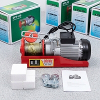 Mini-treuil électrique à câble en promotion, capacité 6/8 m/min, vitesse de levage, double commande, 110V 220V 380V, petit treuil de levage