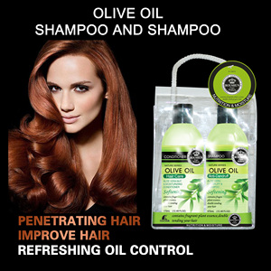 Ensemble Shampooing et Après-Shampooing ROUSHUN Marque Privée Aloe Vera Huile d'Olive Shampooing et Après-Shampooing Naturels pour <span class=keywords><strong>Cheveux</strong></span> <span class=keywords><strong>Bouclés</strong></span> - Product Image 4