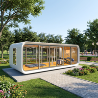 Maison préfabriquée d'extérieur, conception modulaire, bureau préfabriqué, cabine de travail Apple Cabin