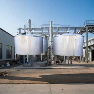 Cuve de mélange industrielle Kandemir 20000L en acier inoxydable AISI 304, mélangeur haute capacité pour usage industriel - Product Image 3