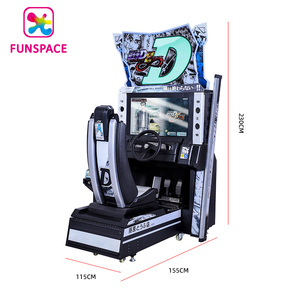 Accepteur de pièces <span class=keywords><strong>d</strong></span>'intérieur Funspace Initial <span class=keywords><strong>D</strong></span> <span class=keywords><strong>Arcade</strong></span> Racing Game Machine <span class=keywords><strong>Arcade</strong></span> 4D Car Racing Game Machine avec 1 an de garantie - Product Image 4