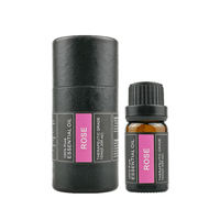 Huile essentielle végétale personnalisée avec logo, 10 ml, lavande, rose, jasmin, huile de massage aromathérapeutique pour la peau, le corps, diffuseur, humidificateur et bougie