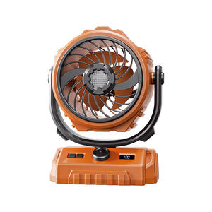 100-speed High-speed Shaking Outdoor <b>Fan</b> 6-inch Lighting Digital Display <b>Large</b>-capacity Camping <b>Fan</b> - Product Image 2