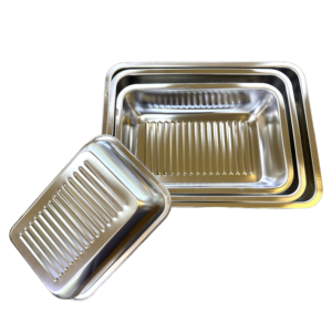 Plaque de cuisson professionnelle en acier inoxydable écologique de 0,5 mm d'épaisseur, qualité commerciale, résistante aux déformations, pour biscuits et gâteaux, usage intensif - Product Image 2
