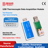 Module d'acquisition de données thermocouple USB compact certifié CE, logiciel gratuit, 9 thermocouples pris en charge, Plug & Play, OEM ODM
