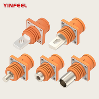Connecteur de stockage d'énergie 250A/300A/350A DC traversant mur et panneau, borne de connexion rapide IP67 pour armoires de batteries à énergie nouvelle