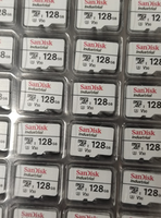 Carte mémoire industrielle MicroSDXC UHS-I SanDisk originale 128 Go SDSDQAF3-128G-I