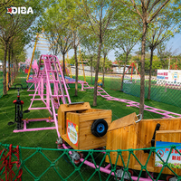 Parc d'attractions intérieur et extérieur Global Business Playground avec montagnes russes pour projets commerciaux de centres de jeux pour enfants