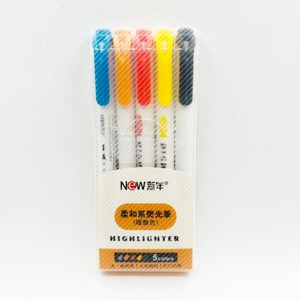 Marcadores Fluorescentes de Doble Punta a Base de Agua, Inodoros, de 5 Colores, de Calidad Premium para Estudiantes - Product Image 2