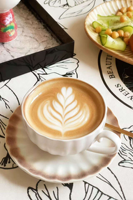 Mug à café réutilisable de grande capacité en porcelaine fine de style américain haut de gamme |   Tasse à latte en céramique vintage pour café commercial et usage domestique