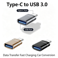 OTG Adapter Type-C to USB 3.0 Data Transfer Connection Flash Drive Converter Phone Accessory USB C OTG Connector