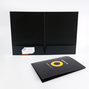 Ordner Benutzer definiertes Logo Enterprise Produkte in führungs datei A4-Ordner Geschäfts datei 350GSM Papier Benutzer definierte Ordner mit Logo - Product Image 1