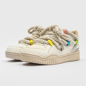 Vente directe fabricants de chaussures : Chaussures de sport décontractées pour hommes, basses, blanches, personnalisables, et chaussures de skate pour hommes sur mesure. - Product Image 2