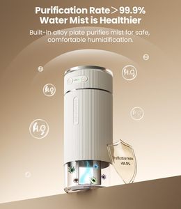 Dual Mist Portable Humidifier USB Rechargeable Desktop Humidifier for Home and Car - Product Image 5