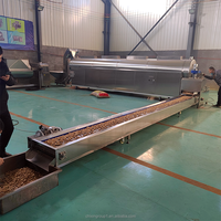 Machine de torréfaction électromagnétique entièrement automatique pour graines de sésame, usage industriel, en acier inoxydable 304 de qualité alimentaire