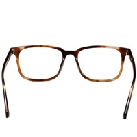 Monture de lunettes rectangulaire vintage de luxe en acétate, anti-lumière bleue, surdimensionnée, unisexe, écologique, avec étui à lunettes