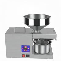 Presse à huile automatique en acier inoxydable K38, équipement de fabrication d'huile de graines pour usage domestique et cuisine commerciale