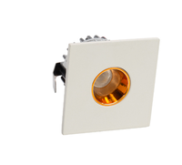 Mini spot carré encastré à led 24v 1w 2w 3w, spot de mise au point pour armoire, blanc chaud haute cri95