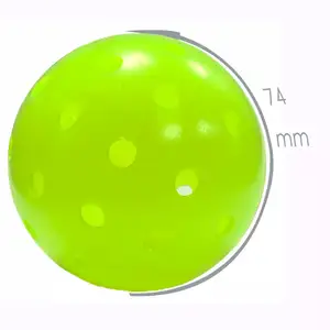 MOZKUIB Outdoor USAPA Approval Durable Real Flight And Genuine Elasticity Green Exterior Pickleball Pickle Ball